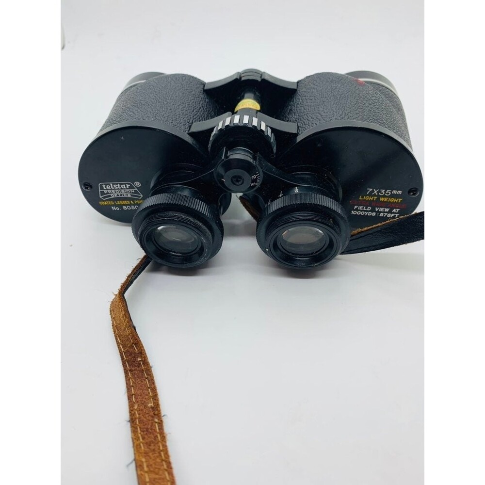 Vintage Telstar Binoculars with Leather